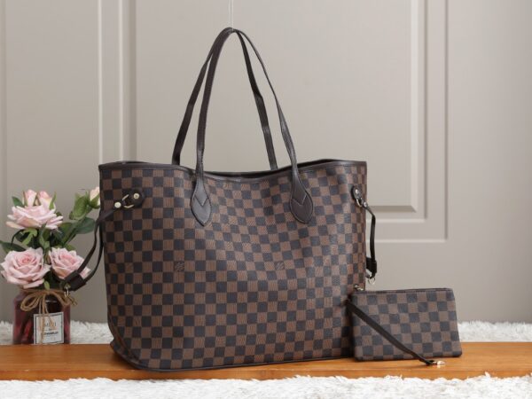 Louis Vuitton Damier Ebene Canvas Neverfull Bag