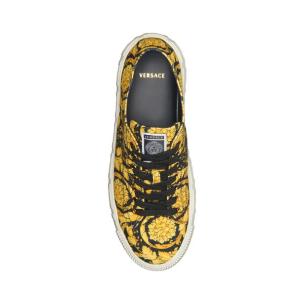 Greca Barocco Print Low Top Sneaker (Men) VERSACE - Image 3