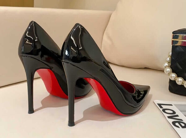 Christian Louboutin Inspired Red Bottom High Heel Ankle Strap Stiletto Pumps for Elegant Glamourous Women from Kate Louboutin - Image 5