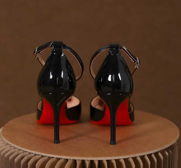 Christian Louboutin Inspired Red Bottom High Heel Ankle Strap Stiletto Pumps for Elegant Glamourous Women from Kate Louboutin - Image 2